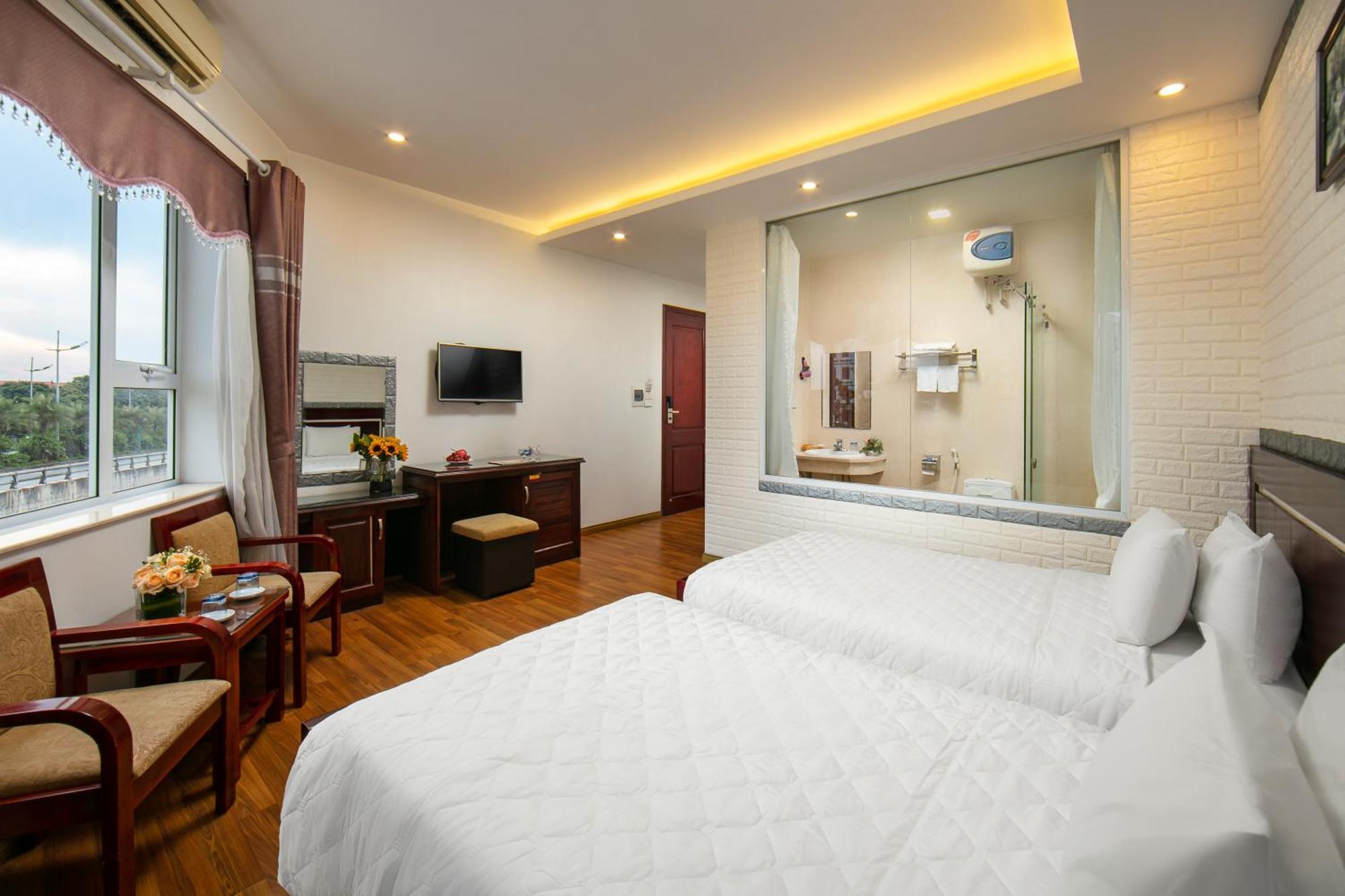 New Airport Noi Bai Hotel Hanoi Bagian luar foto